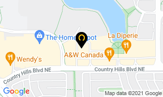 Shine Orthodontics in Calgary map