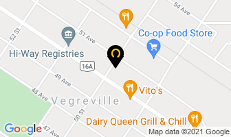 Shineatek Corp in Vegreville map