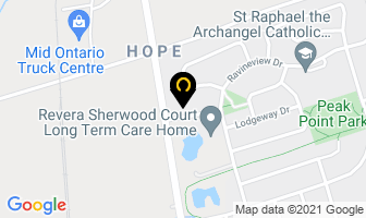 Shining Light Montessori School in Vaughan map