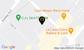 Shirwill Upholstery in Mississauga map
