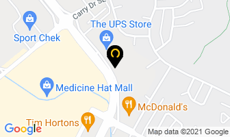 Shoe Addiction in Medicine Hat map