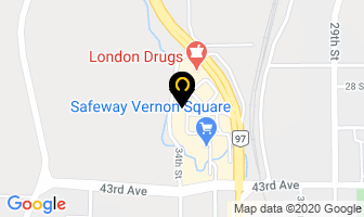 Shoe Warehouse in Vernon map