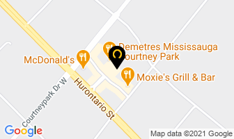 Shoeless Joe's in Mississauga map