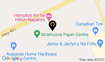 Shoeless Joe's in Napanee map