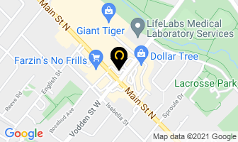 Shop For Flowers in Brampton map