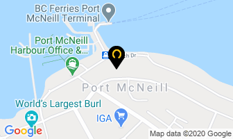 Shop-Rite Department Stores in Port Mcneill map