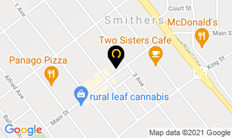 Shoppers Drug Mart in Smithers map