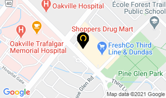 Shoppers Drug Mart in Burlington map