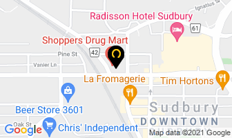 Shoppers Drug Mart in Sudbury map