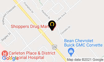 Shoppers Drug Mart in Carleton Place map
