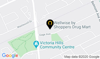 Shoppers Home Health Care in Kitchener map