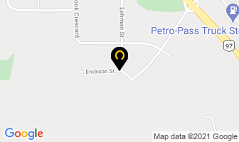 Shortland Bobcat Service in Prince George map