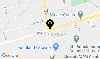 Shortt Aviation in Stayner map