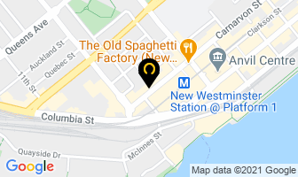 Shostak Sandra Dr in New Westminster map