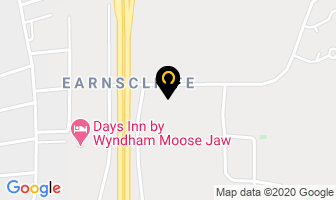 Shrine Club in Moose Jaw map