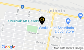 Shurniak Art Gallery in Assiniboia map