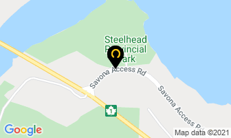 Shuswap Adams Parks Ltd in Savona map
