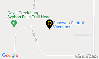 Shuswap Central Vacuums in Salmon Arm map
