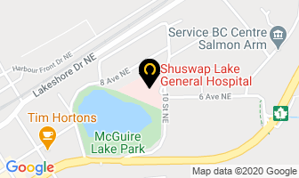 Shuswap Lake General Hospital in Salmon Arm map