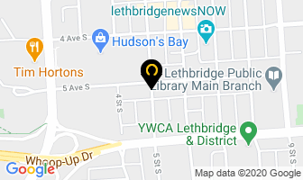 Shutterbug Photography in Lethbridge map