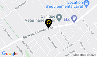 Sicard Patrick Dr in Laval map