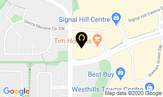 Signal Hill Eye Care in Calgary map
