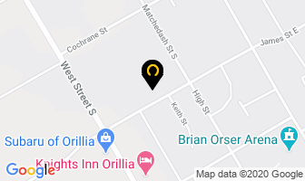 Signature Memorials Ltd in Orillia map