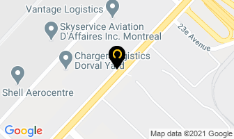 Signature Textiles in Dorval map