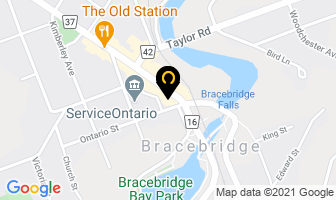 Signature's Eatery in Bracebridge map