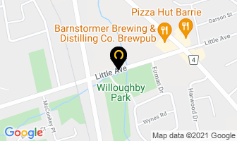 Signs Boss in Barrie map
