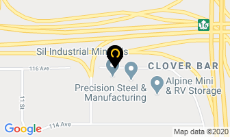 Sil Industrial Minerals Order Desk in Edmonton map