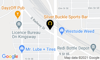 Silver Buckle Inn in Medicine Hat map