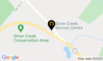 Silver Creek Service Centre in Halton Hills map