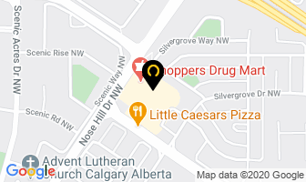 Silver Springs Liquor Store in Calgary map