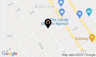 Silver Willow Lodge in Nanton map