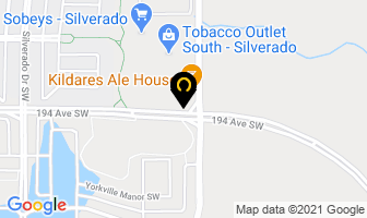 Silverado Dental Wellness in Calgary map