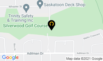 Silverwood Golf Course in Saskatoon map