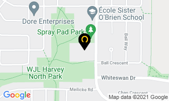 Silverwood Heights School in Saskatoon map