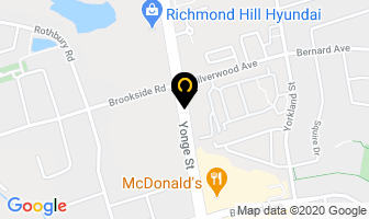 Silverwoods Condominiums in Richmond Hill map