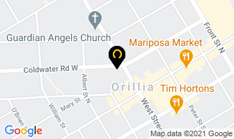 Simcoe Community Services in Orillia map