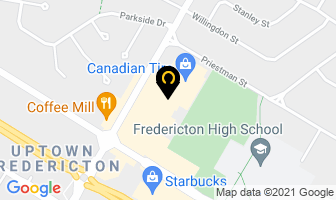 Simmons Mattress Gallery in Fredericton map