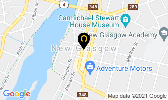Simms Denture Clinic in New Glasgow map