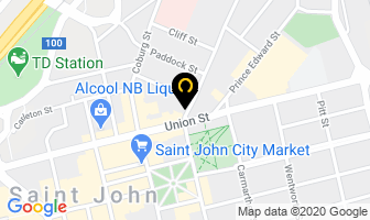 Simply Furniture in Saint John map