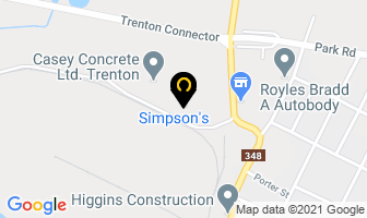 Simpson's in Trenton map