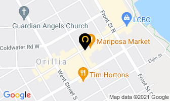 Sinergy Clothing in Orillia map