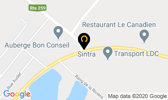 Sintra Inc in Drummondville map