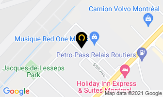 Sismo Extrusions Inc in Dorval map