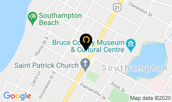 Sisters On Huron Inc in Southampton map