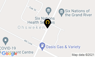 Six Nations Mental Health Services in Ohsweken map