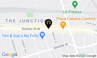 Six String Guitar Repair in Toronto map
